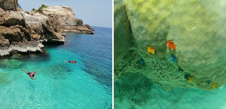 Snorkeling di Rawa Island Beach